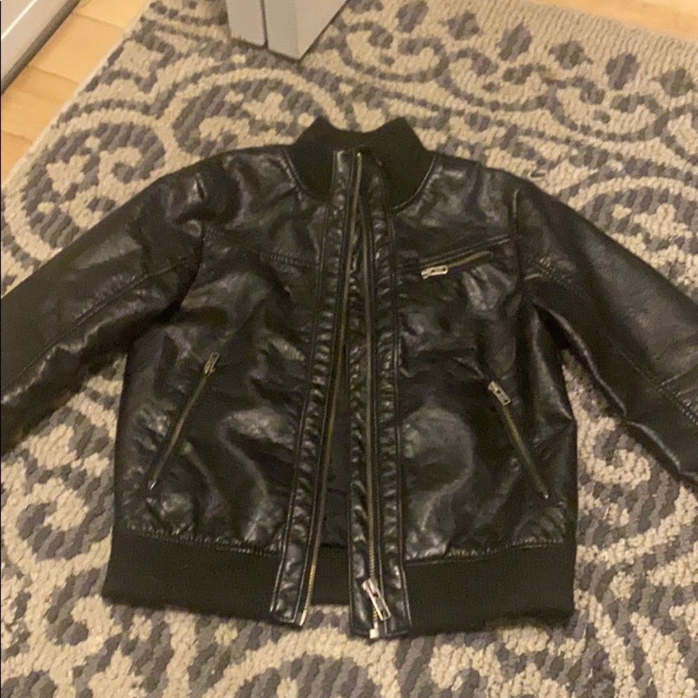 HM faux leather jacket